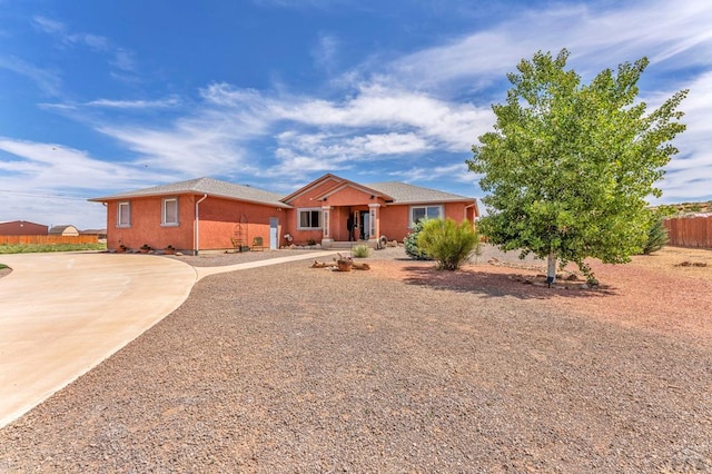 1284 N Challenger Dr, Pueblo West, CO 81007 - ranch-style house with driveway