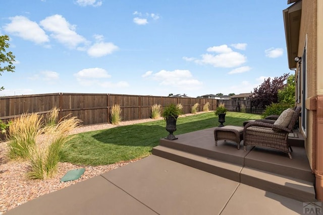 4288 Cedarweed Blvd, Pueblo, CO 81001 - fenced backyard featuring a patio