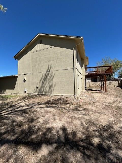 21 Terrace Dr, Pueblo, CO 81001 - view of property exterior featuring a deck