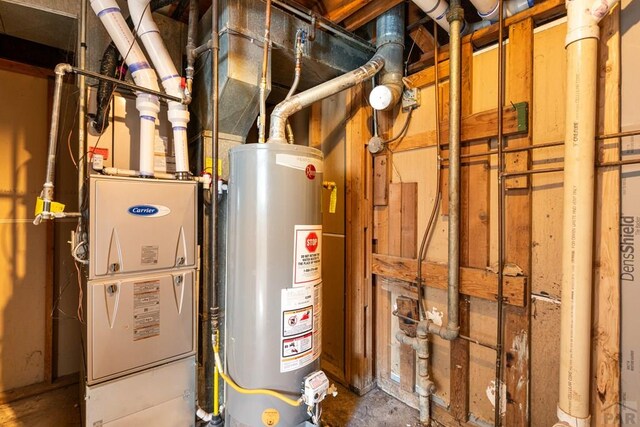 utilities featuring water heater