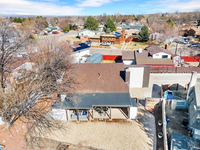 birds eye view of property featuring a residential view