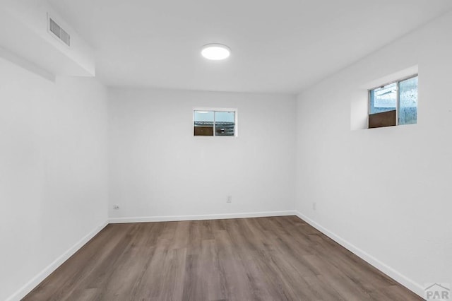 2720 E 8th St, Pueblo, CO 81001 - basement with wood finished floors and baseboards