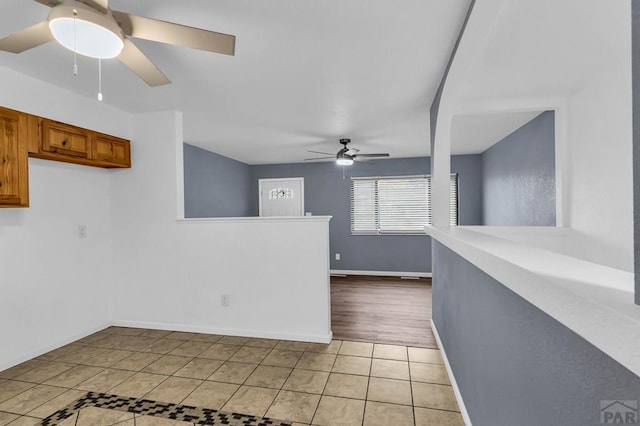 2720 E 8th St, Pueblo, CO 81001 - empty room featuring a ceiling fan and light tile patterned floors