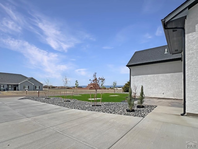 view of patio with fence