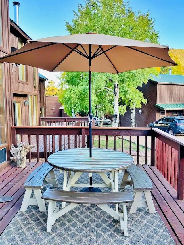 44 Valley Vista Rd Unit 35, Cuchara, CO 81055 - view of wooden deck