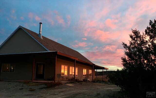 view of back of property