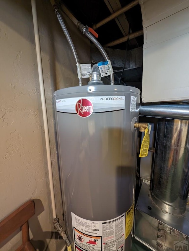 utilities with gas water heater