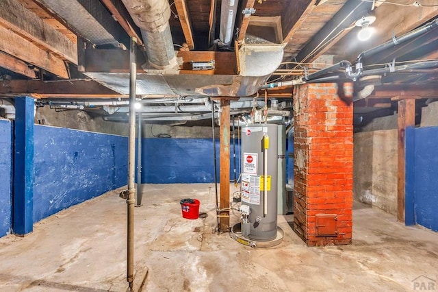 710 Wilson Ave, Pueblo, CO 81004 - unfinished basement featuring gas water heater