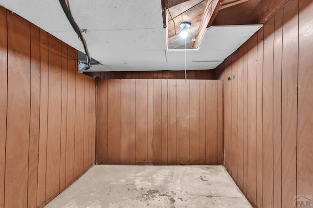 710 Wilson Ave, Pueblo, CO 81004 - basement with wood walls
