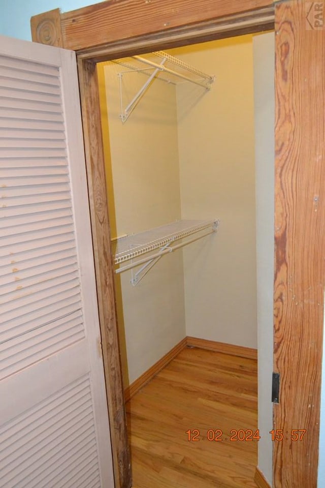 view of closet