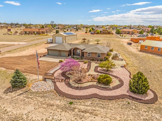 drone / aerial view featuring a residential view