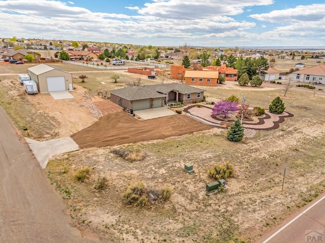 birds eye view of property featuring a residential view