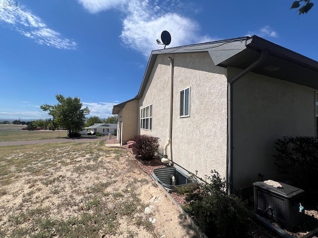 view of home's exterior featuring stucco siding