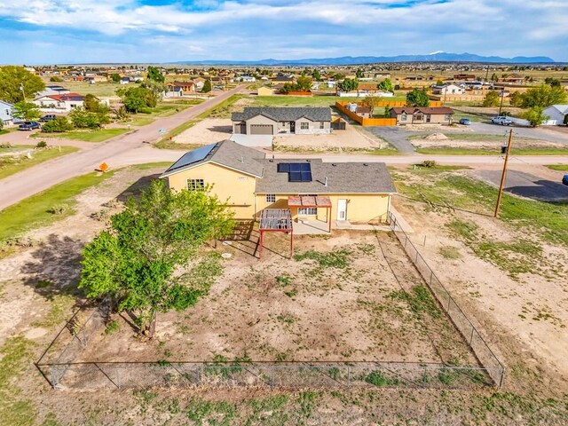 806 N Monarch Dr, Pueblo, CO 81007 - aerial view of residential area with a mountainous background