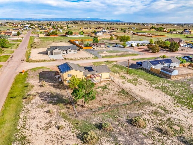 806 N Monarch Dr, Pueblo, CO 81007 - aerial perspective of suburban area with mountains