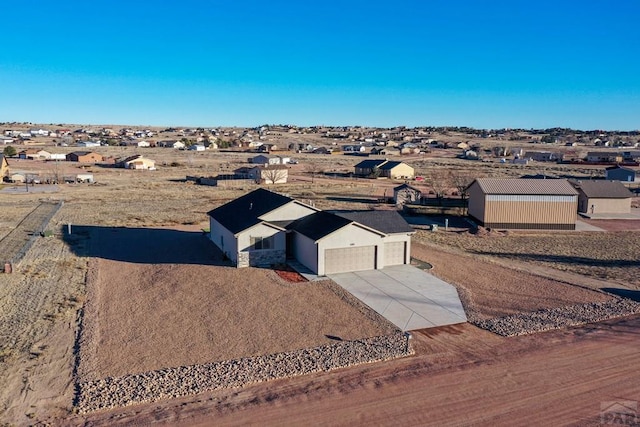 bird's eye view featuring a residential view