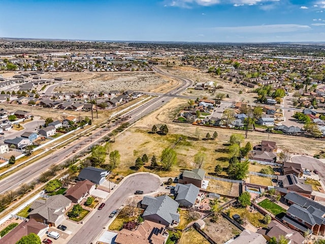 birds eye view of property featuring a residential view