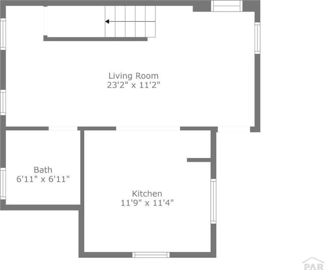 2202 W 15th St, Pueblo, CO 81003 - view of property floor plan