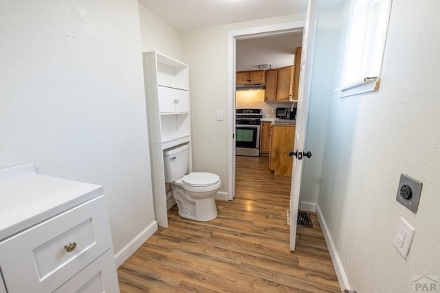 212 W Summit Ave, Pueblo, CO 81004 - bathroom with wood finished floors and vanity