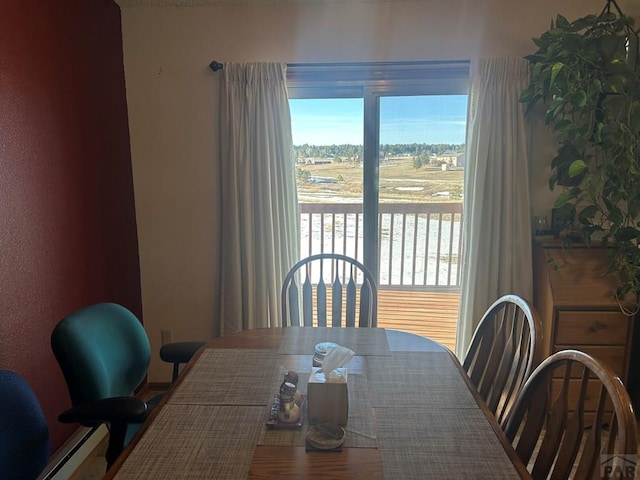 15840 Teak Pl, Elbert, CO 80106 - dining area featuring a wealth of natural light