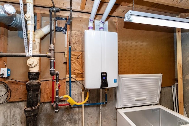 utilities with water heater