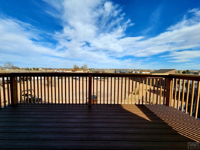 1044 S Los Charros Dr, Pueblo West, CO 81007 - view of deck