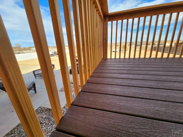 1044 S Los Charros Dr, Pueblo West, CO 81007 - view of wooden deck
