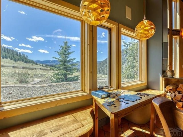 1441 Forest Rd Unit 507 1A, Creede, CO 81130 - sunroom / solarium with a mountain view