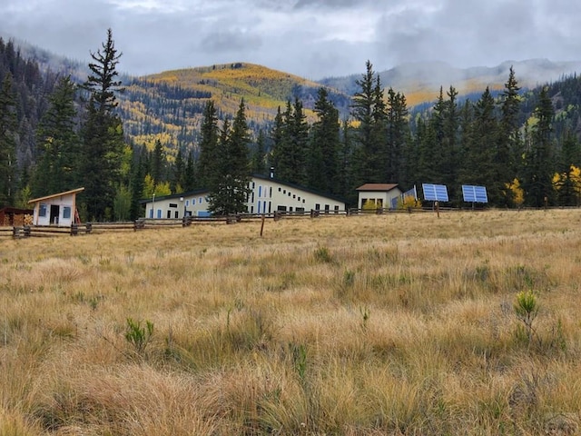 1441 Forest Rd Unit 507 1A, Creede, CO 81130 - view of yard with a mountain view, a view of trees, and a view of countryside