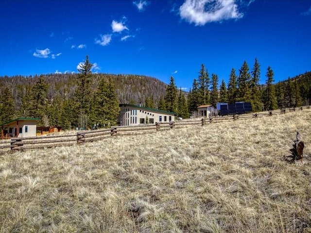 1441 Forest Rd Unit 507 1A, Creede, CO 81130 - view of yard with a wooded view, a mountain view, and a rural view