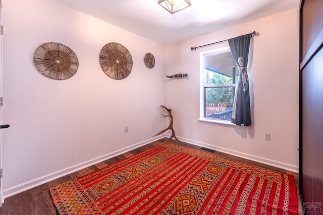 1501 Stonewall, Trinidad, CO 81082 - empty room with wood finished floors and baseboards