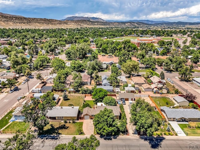 1215 Greenwood Ave, Canon City, CO 81212 - aerial view of residential area featuring a mountain backdrop