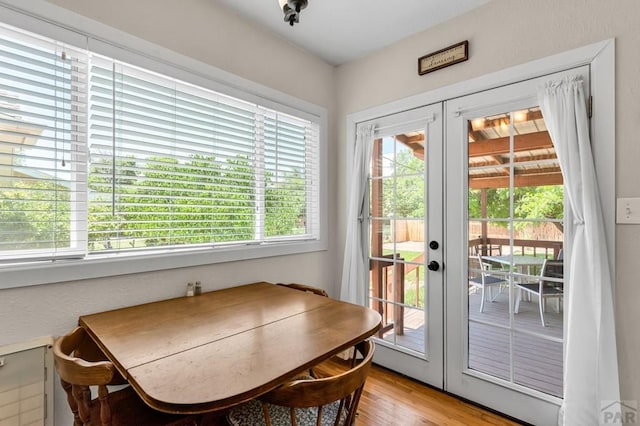 1215 Greenwood Ave, Canon City, CO 81212 - dining space featuring french doors and light wood-style floors