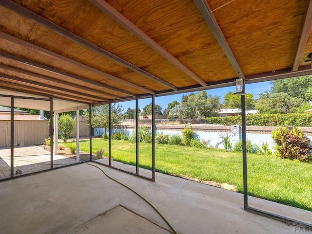 213 Starlite Dr, Pueblo, CO 81005 - view of unfurnished sunroom