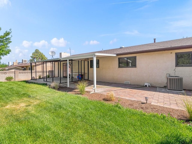 213 Starlite Dr, Pueblo, CO 81005 - rear view of house with a patio area and stucco siding