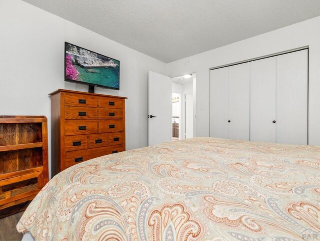 213 Starlite Dr, Pueblo, CO 81005 - bedroom with a closet and wood finished floors