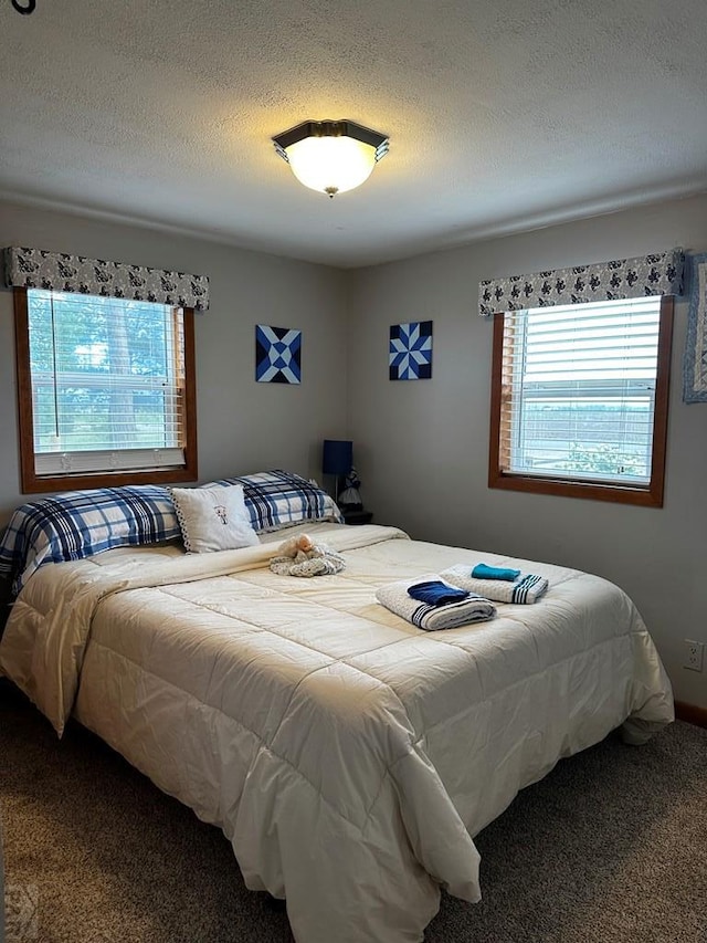 25433 County Rd 25, La Junta, CO 81050 - bedroom featuring carpet floors and a textured ceiling