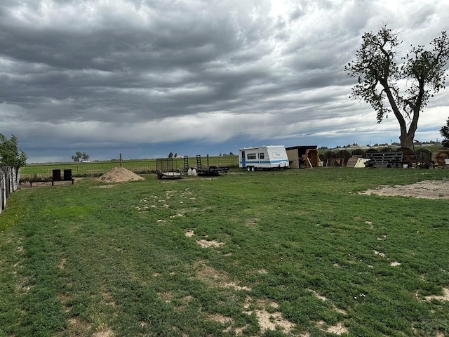 25433 County Rd 25, La Junta, CO 81050 - view of yard featuring a view of rural / pastoral area