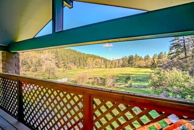 5207 N Creek Rd, Beulah, CO 81023 - balcony with a view of trees