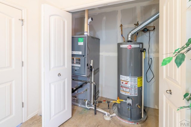 utilities with gas water heater