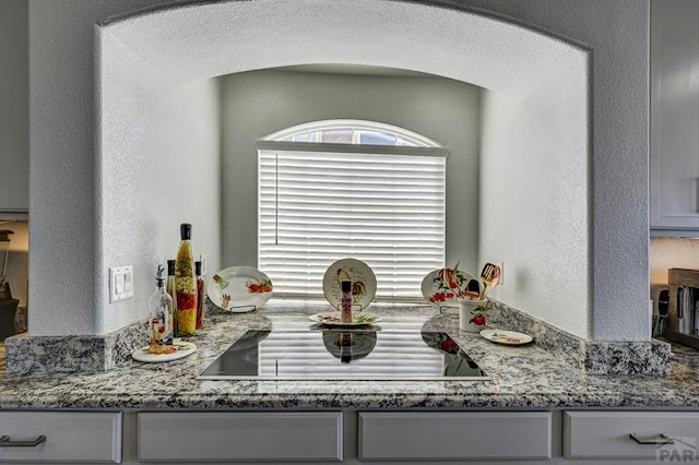 10919 Cascading Spring Cir, Peyton, CO 80831 - detailed view of light stone countertops and a textured wall