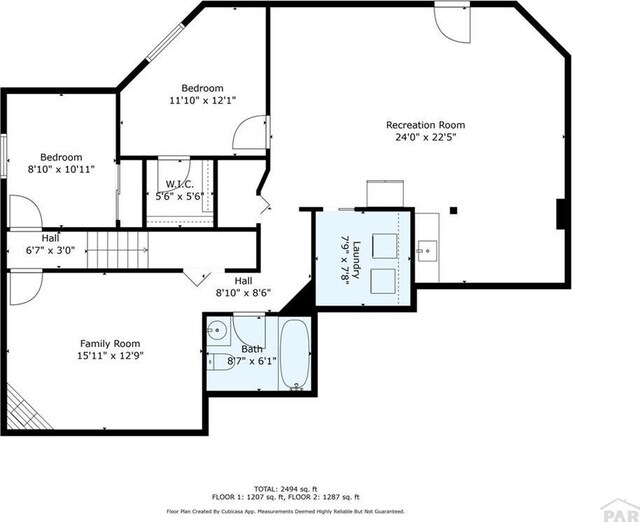 1121 N Calico Rock Ln, Pueblo West, CO 81007 - floor plan / room layout