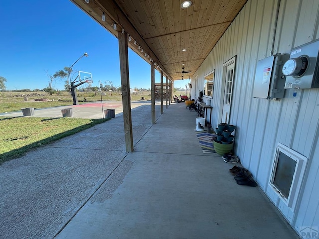 view of patio