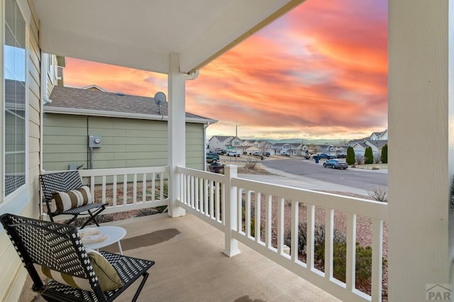 2200 Meadowlark Ln, Pueblo, CO 81008 - balcony with a residential view and covered porch