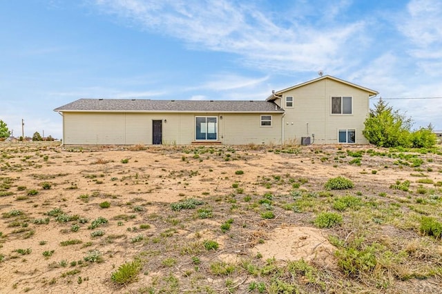 1090 E Linda Ave, Pueblo West, CO 81007 - back of property with central air condition unit