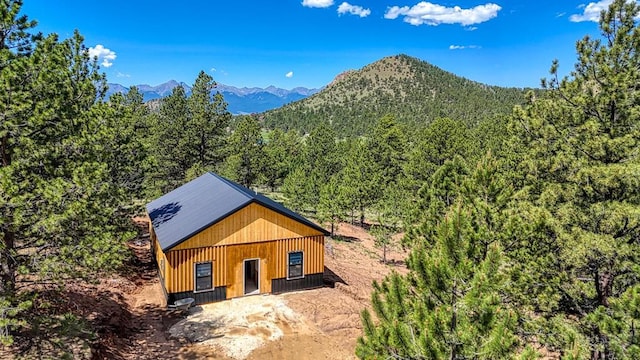 1341 County Rd 327, Westcliffe, CO 81252 - view of mountain backdrop with a heavily wooded area