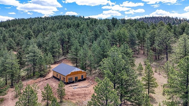 1341 County Rd 327, Westcliffe, CO 81252 - aerial view of property and surrounding area with a forest