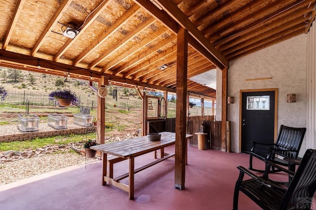 1800 Oak Grove Cir, Westcliffe, CO 81252 - view of patio