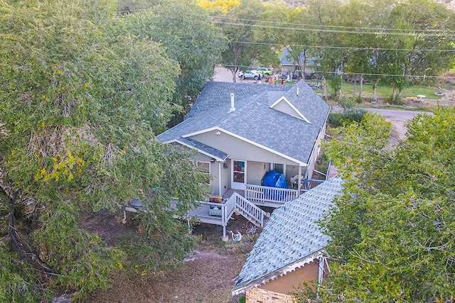 drone / aerial view
