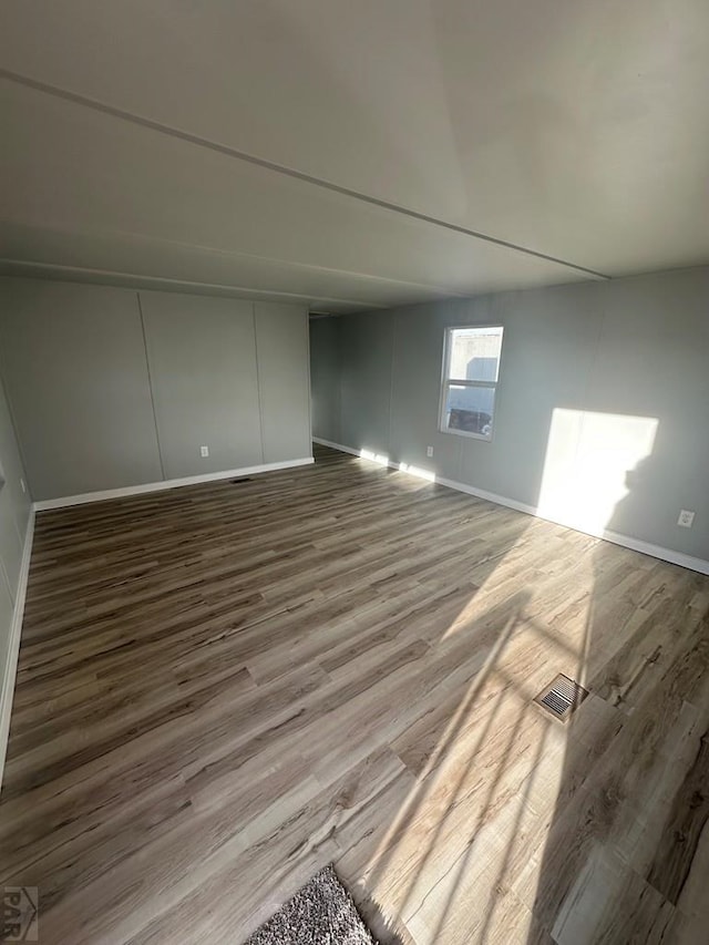 interior space featuring wood finished floors